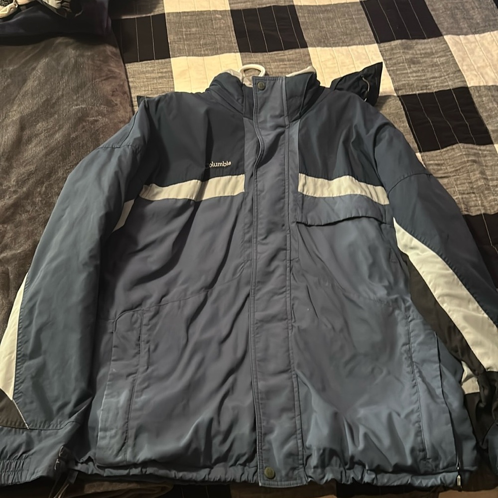 Men's Colombia ski jacket with fleece zip in insert